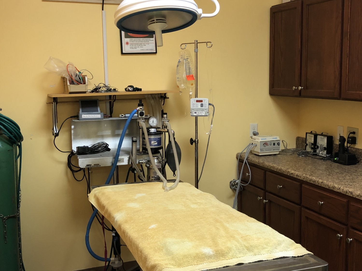 Animal Wellness Center Surgery suite